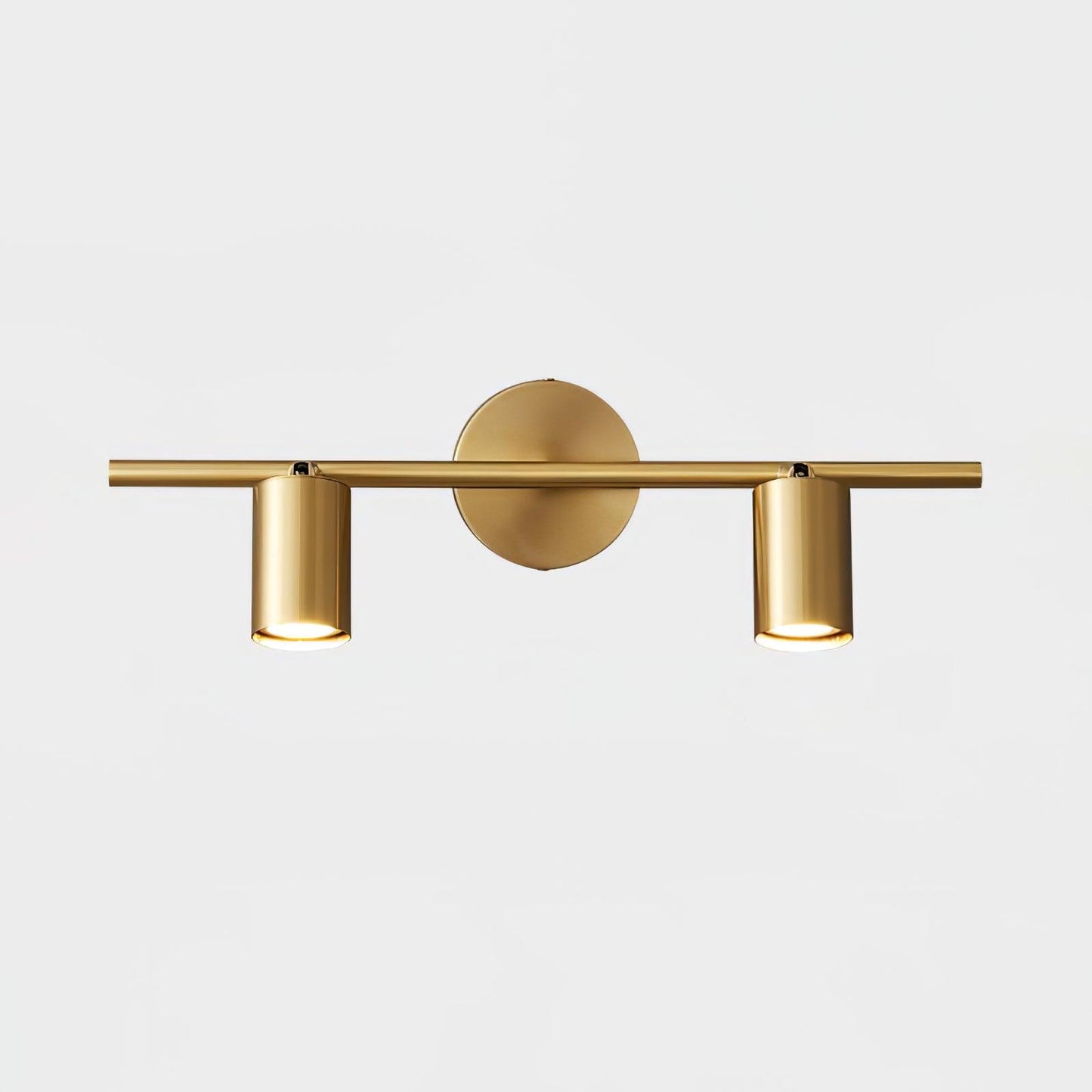 Adjustable Multi-Head Brass Wall Spotlight