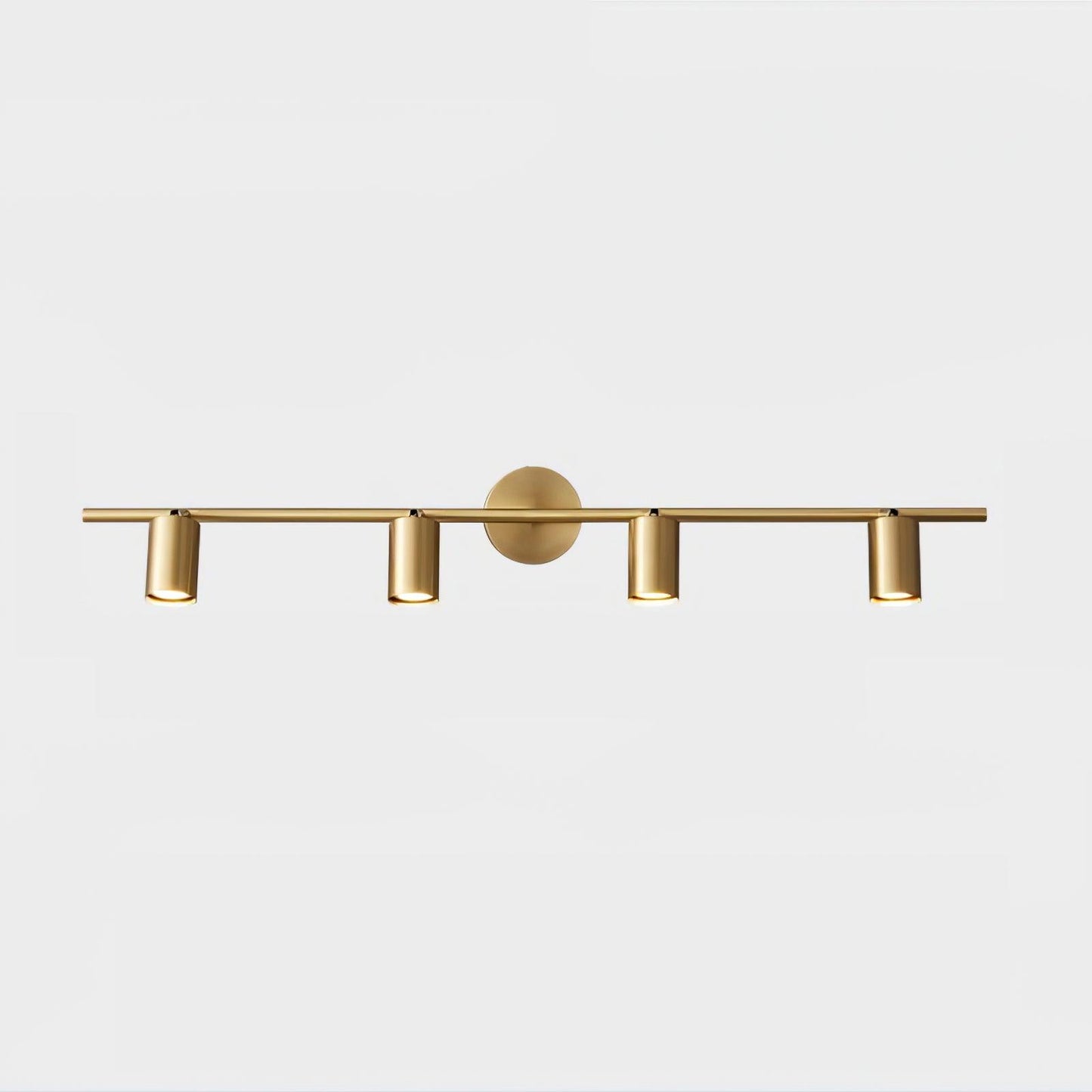 Adjustable Multi-Head Brass Wall Spotlight
