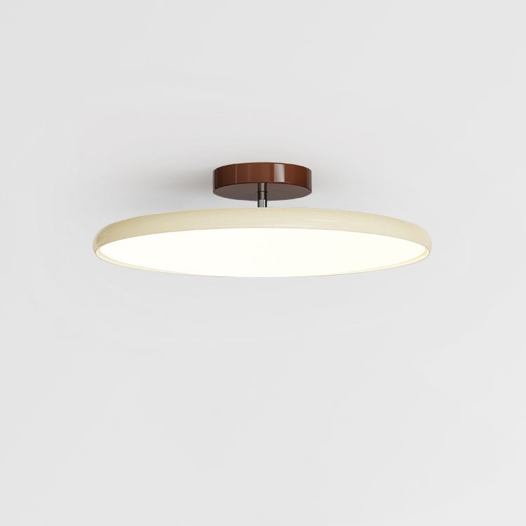 Adjustable Ring LED Ceiling Light / ∅ 19.7″ x H 3.5″ / Green / Warm Light
