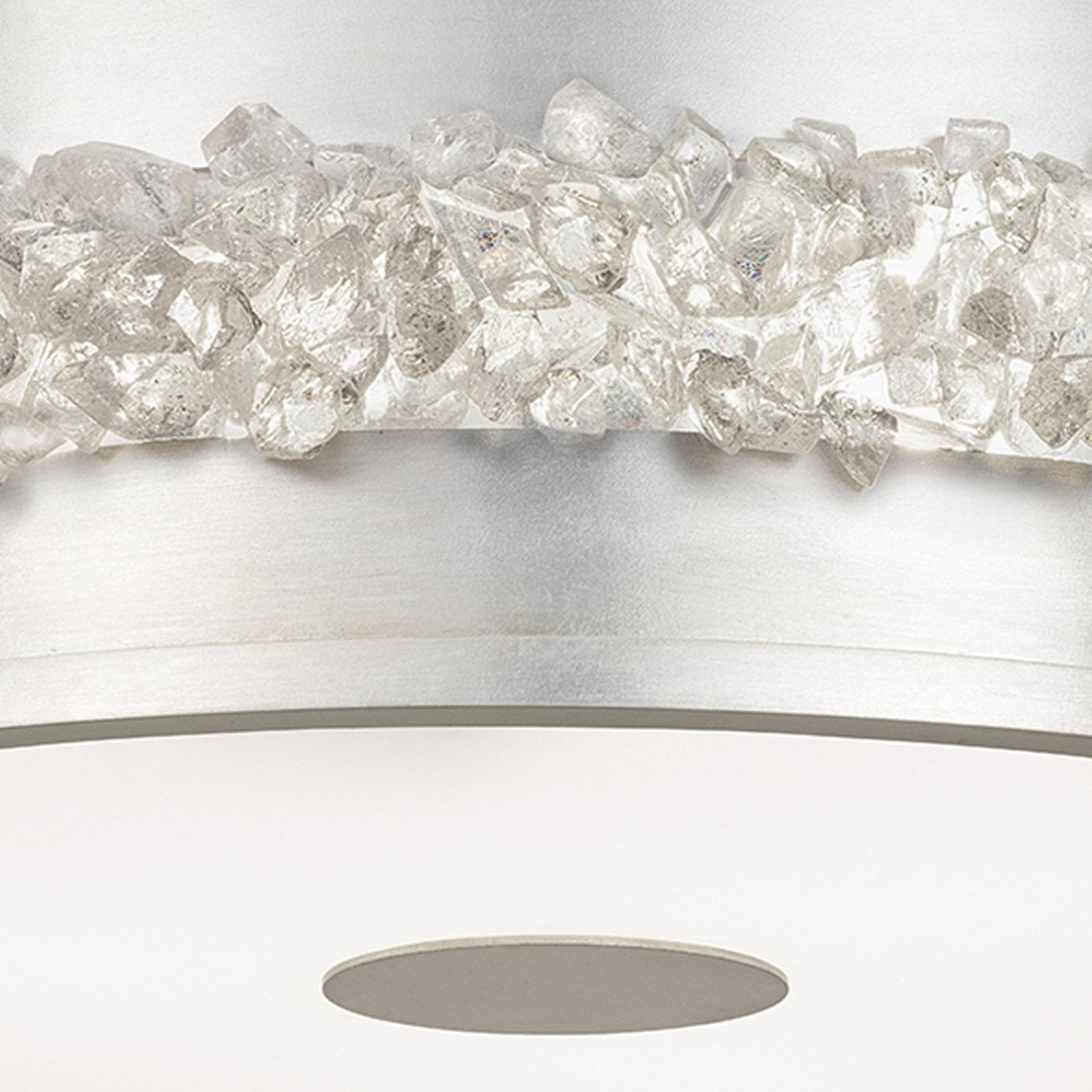 Arctic Halo Crystal Round Pendant