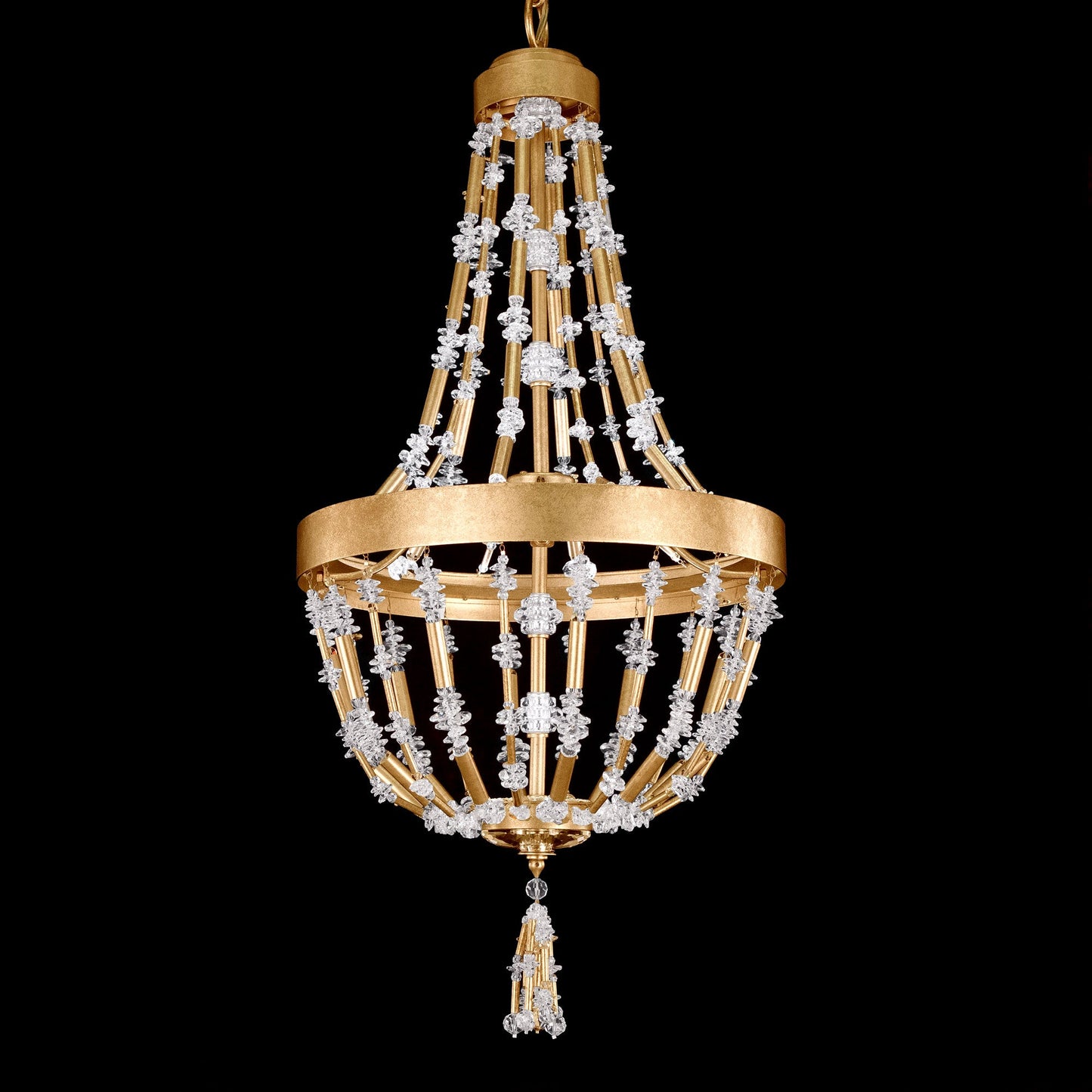 Bali Optic Crystal LED Pendant / Heirloom Gold