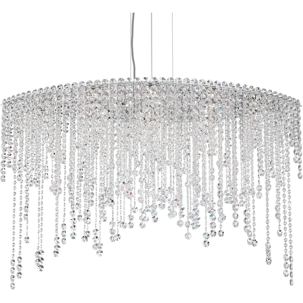 Chantant Crystal Cascade Linear Pendant