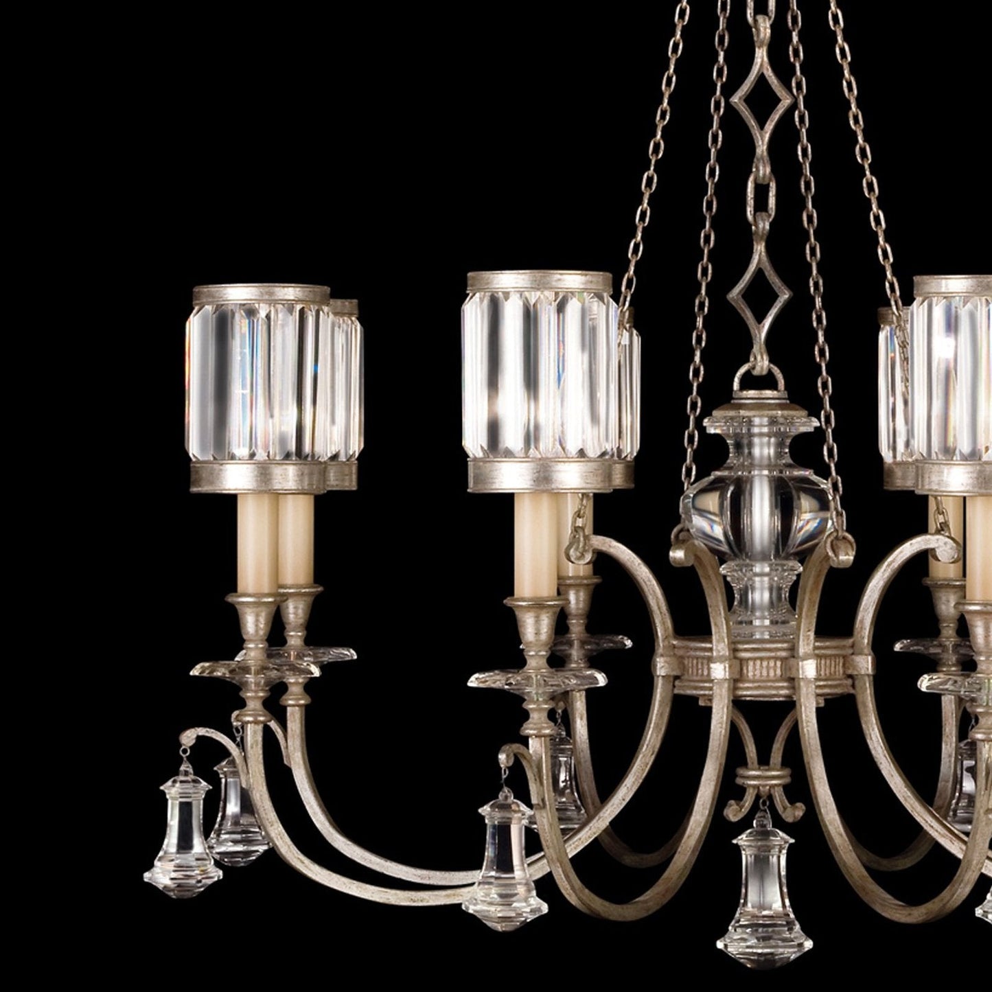 Eaton Crystal Shade Round Chandelier