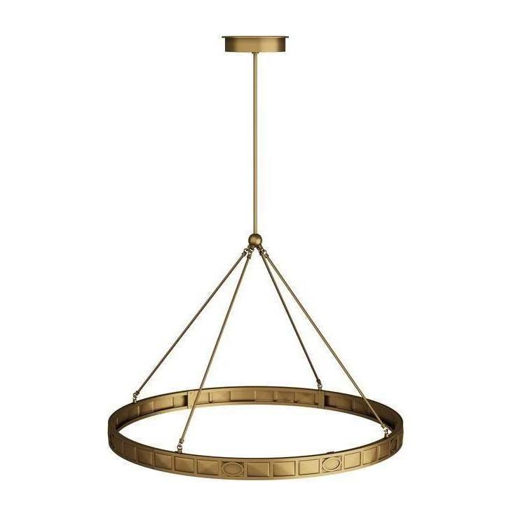 Geometric Origami Glass Chandelier