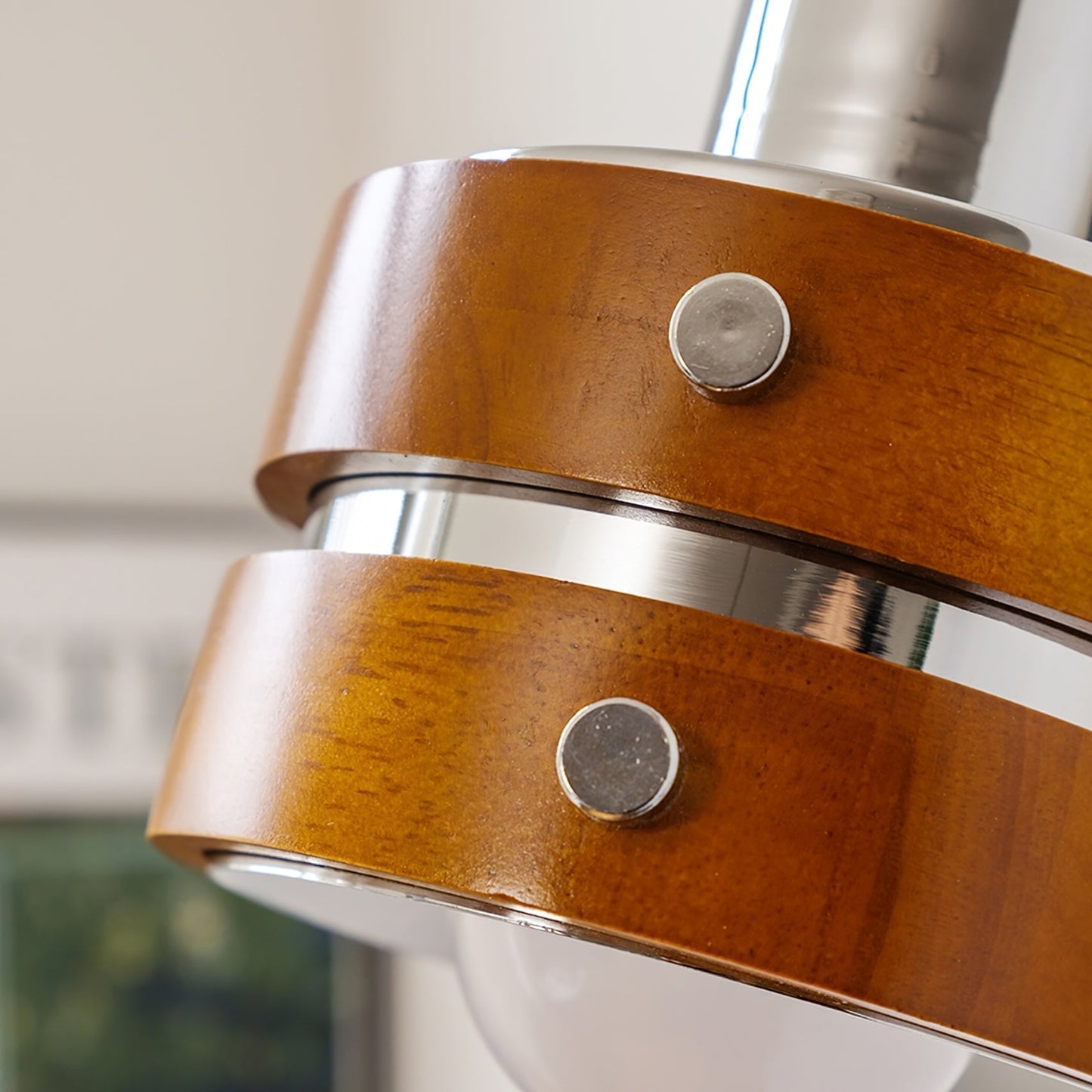Karry Walnut Adjustable Plug-In Wall Light