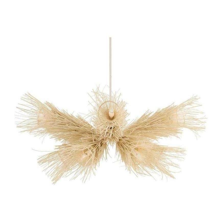 Kauai Bleached Rattan Chandelier / Default Title