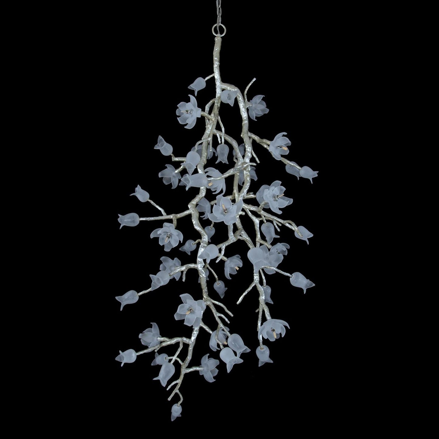Magnolia and Tulip Twenty-One-Light Chandelier
