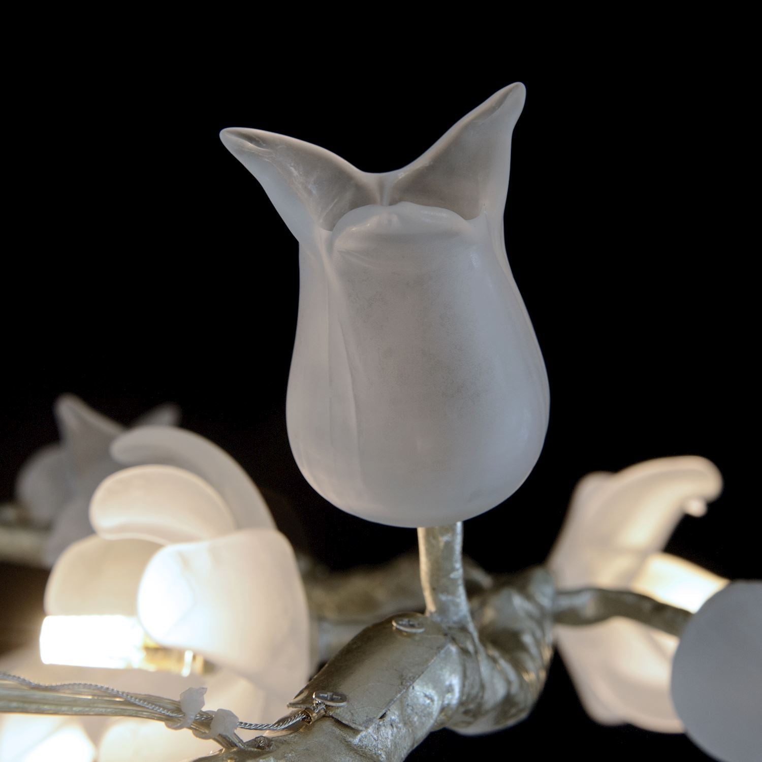 Magnolia and Tulip Twenty-One-Light Chandelier