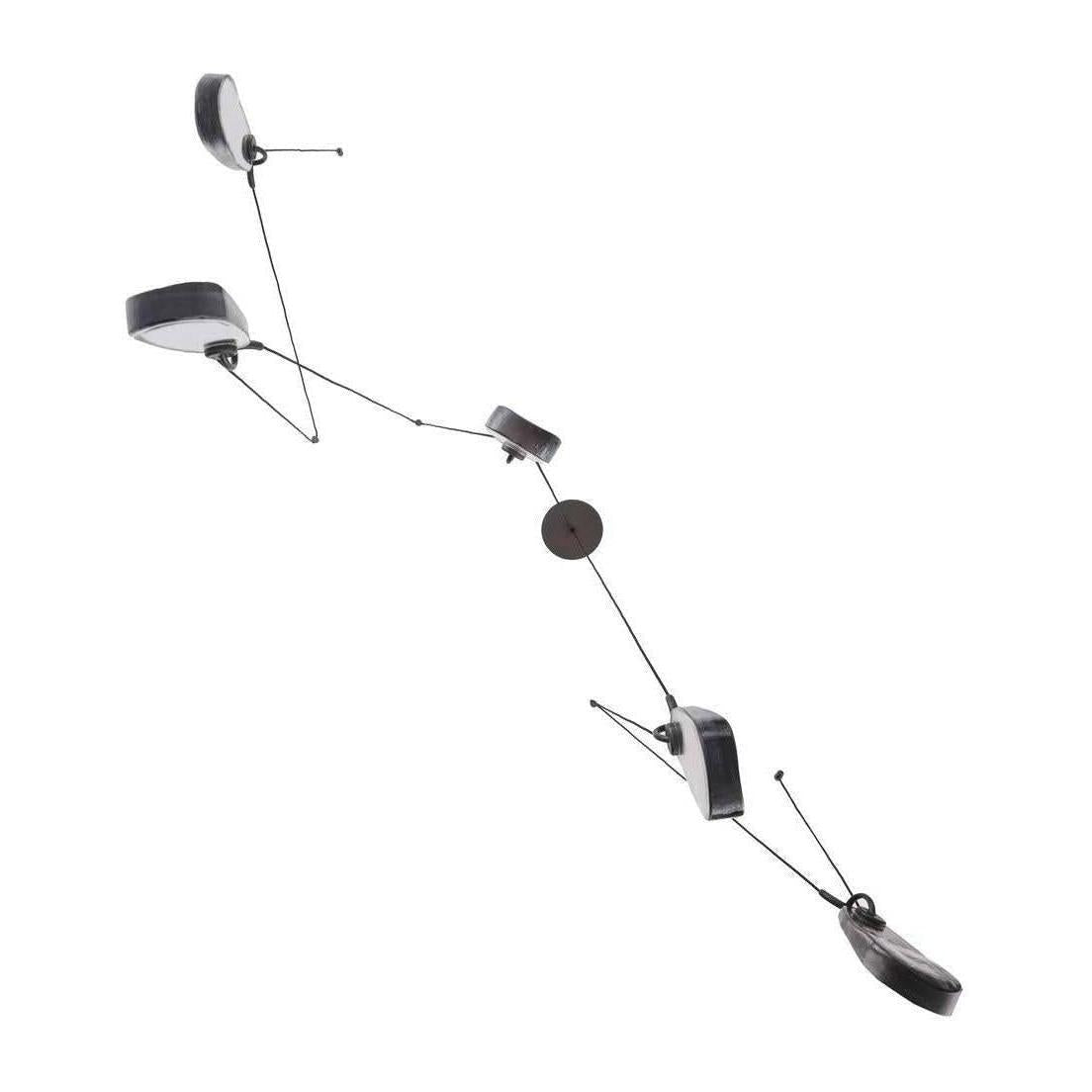 Melted Glass Drop Chandelier