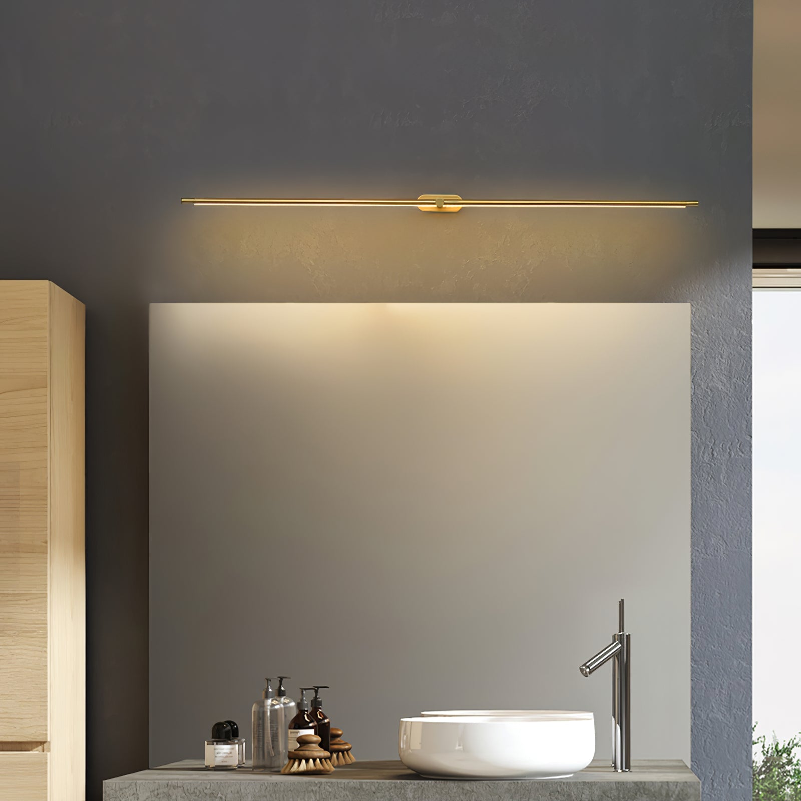 Minimalist Linear LED Vanity Wall Light