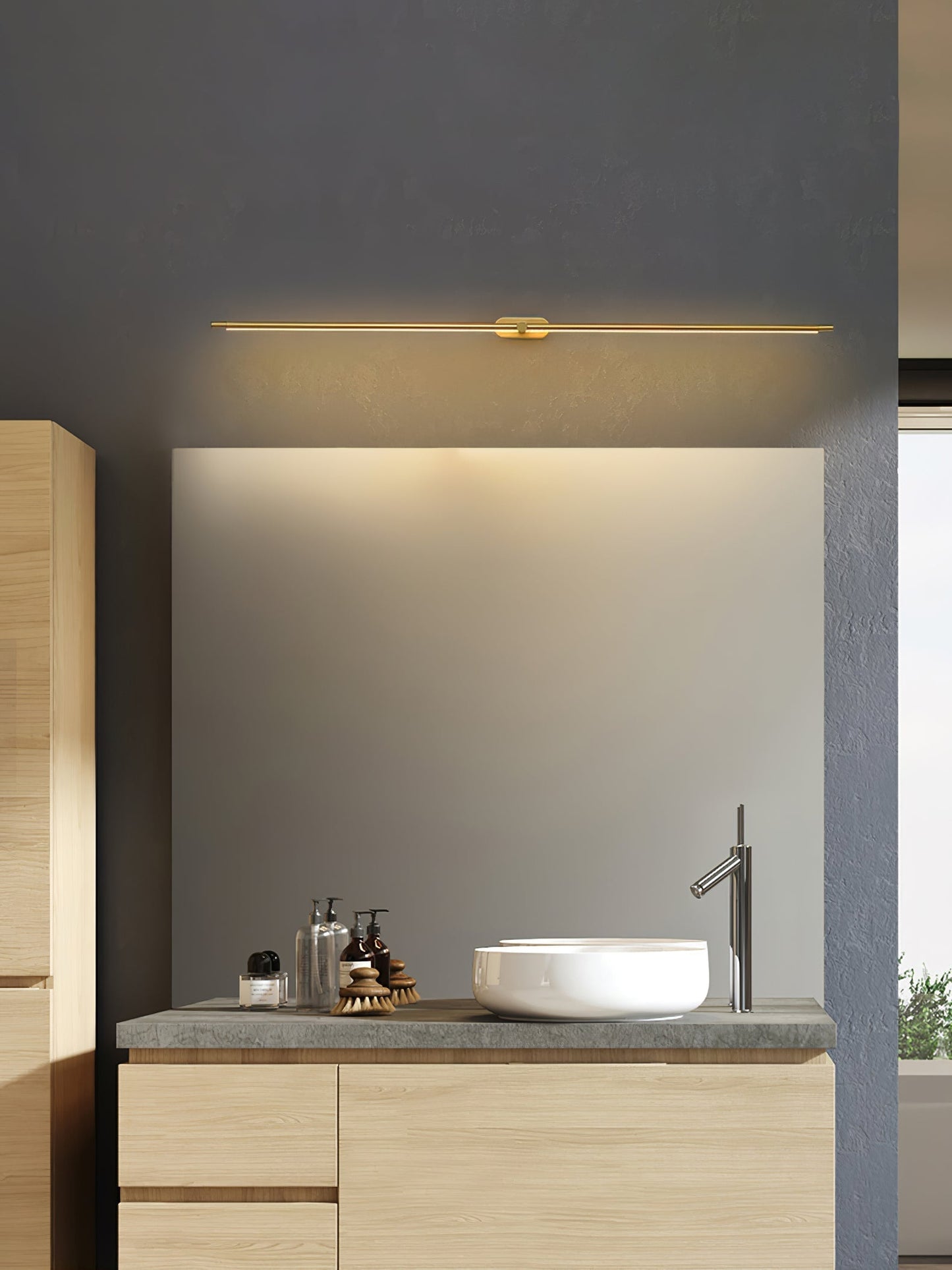 Minimalist Linear LED Vanity Wall Light