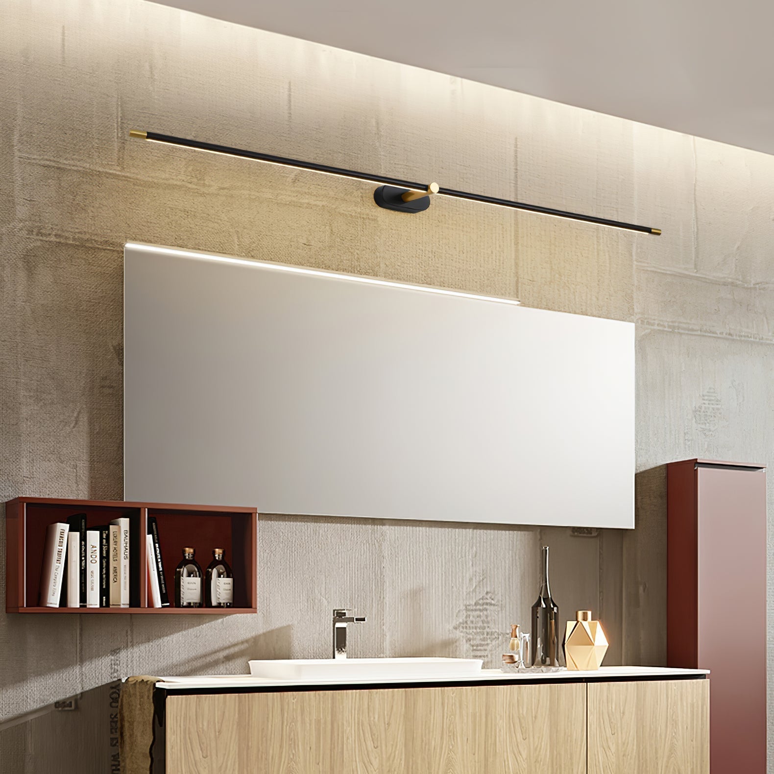 Minimalist Linear LED Vanity Wall Light