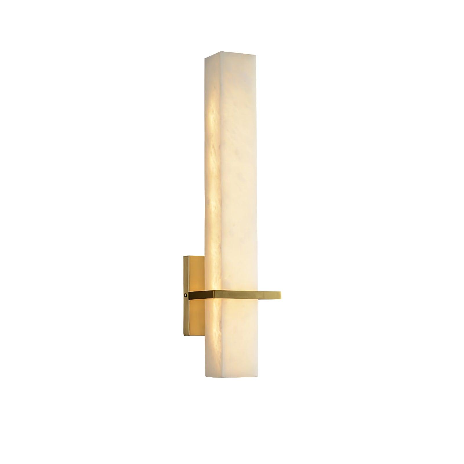 Rectilinear Alabaster LED Wall Sconce