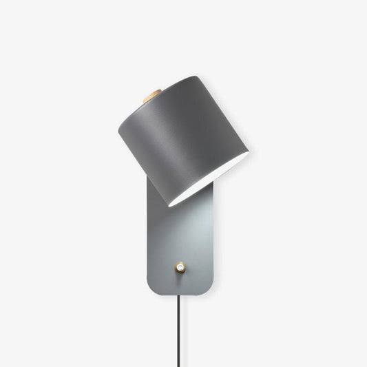 Rotatable Cylinder Plug-In Wall Light / ∅ 5.1″ x H 11.8″ / Dia 13cm x H 30cm / White / US Plug