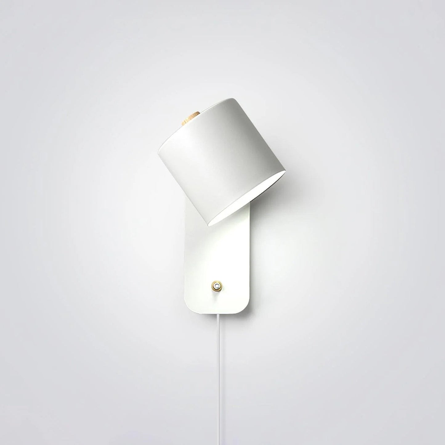 Rotatable Cylinder Plug-In Wall Light