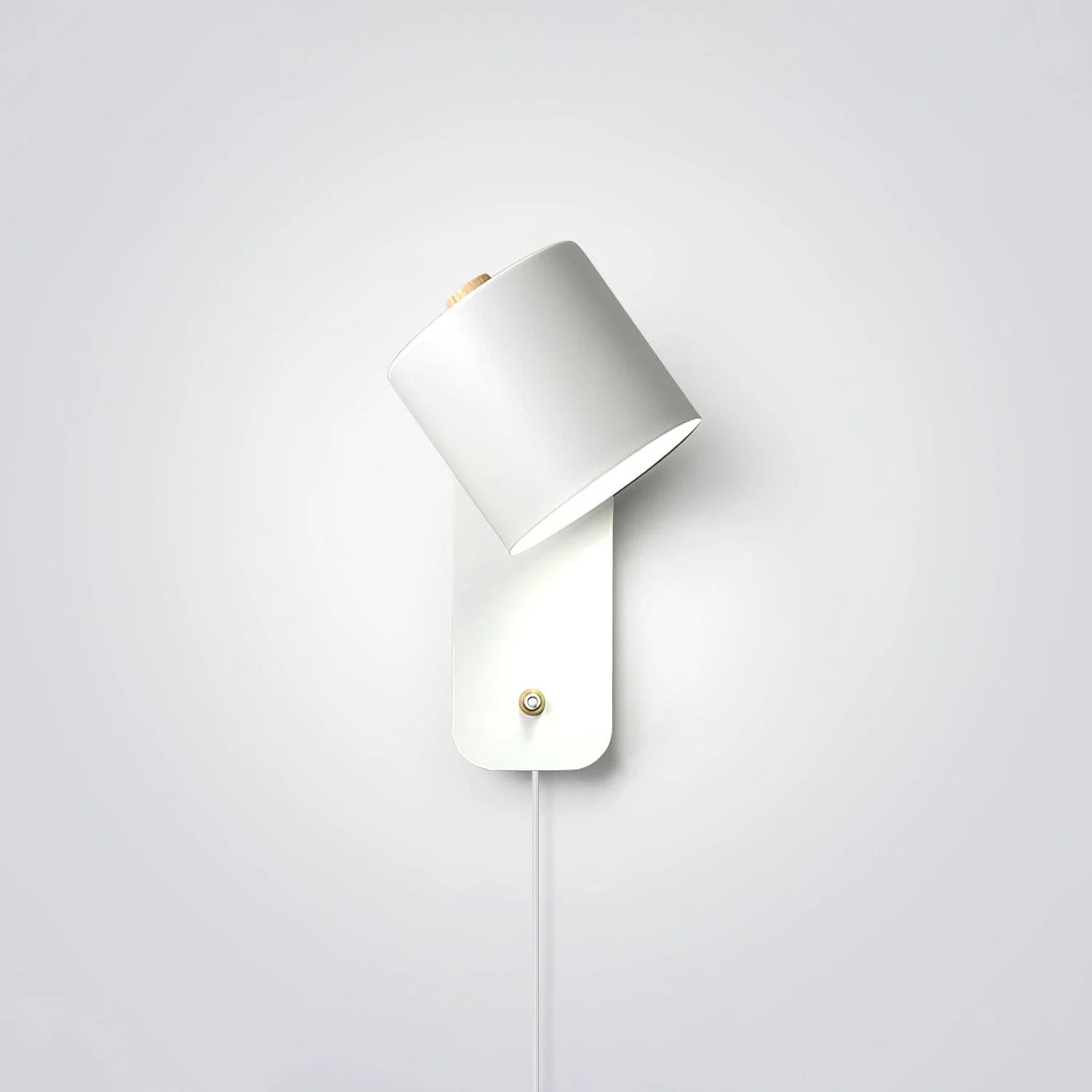 Rotatable Cylinder Plug-In Wall Light