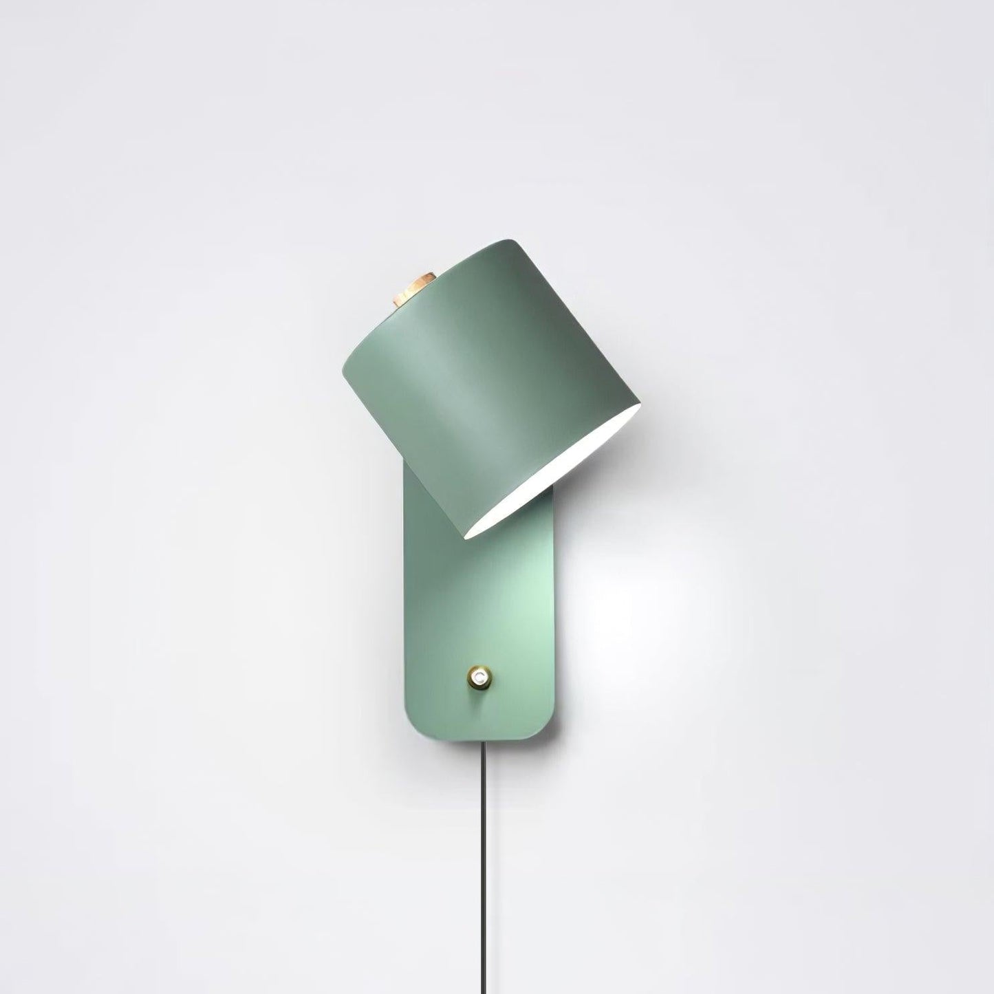 Rotatable Cylinder Plug-In Wall Light