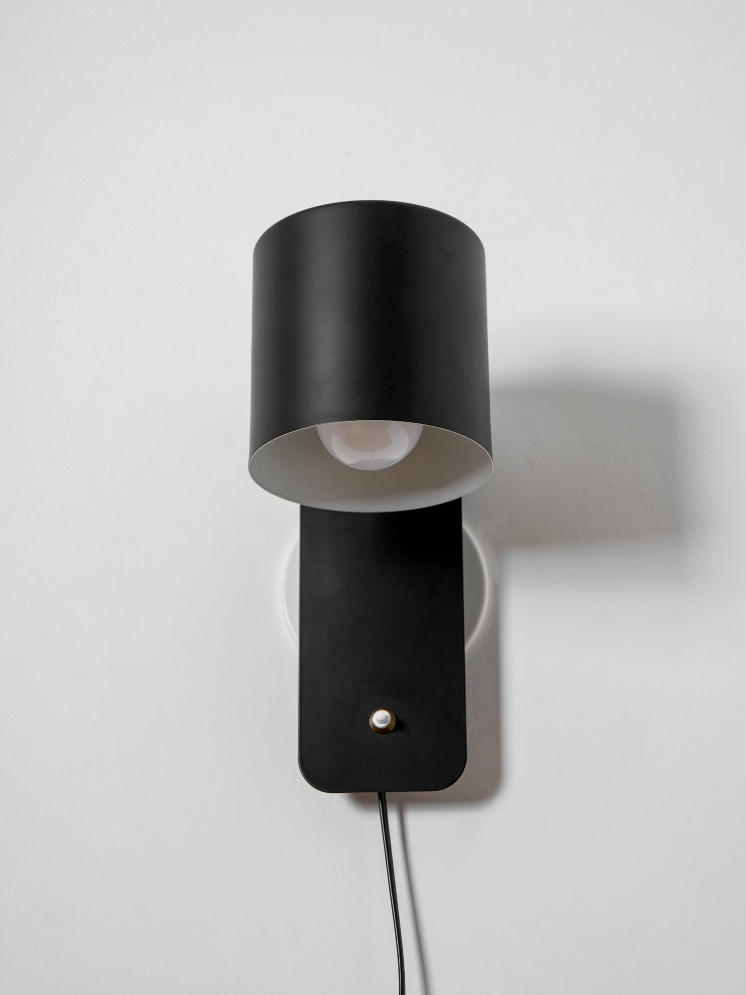 Rotatable Cylinder Plug-In Wall Light