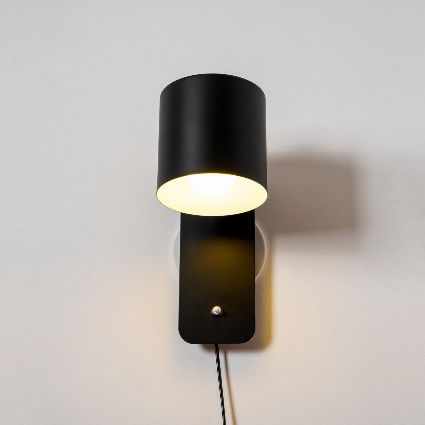 Rotatable Cylinder Plug-In Wall Light